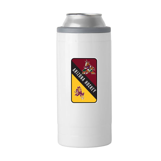 Arizona State/NHL Co Brand 12oz Slim Can Coolie - Logo Brands - Flyclothing LLC