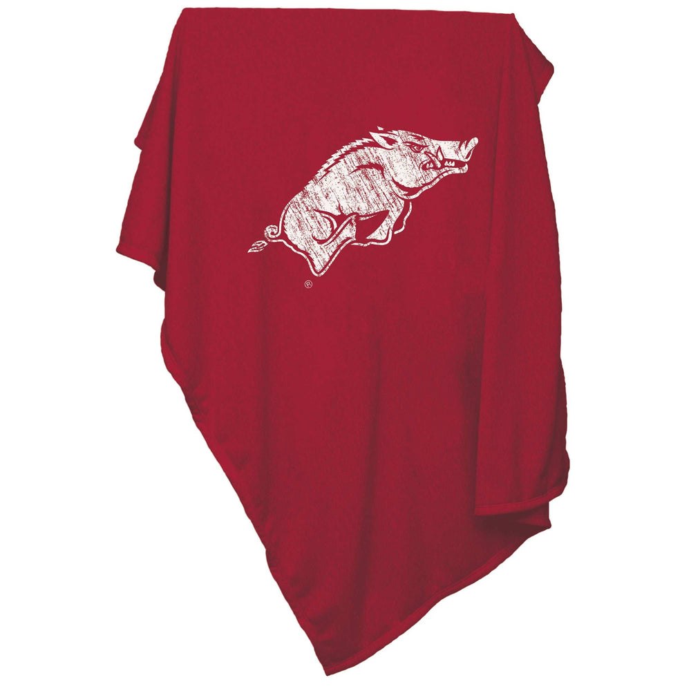 Arkansas Sweatshirt Blanket (Screened) - Logo Brands - Flyclothing LLC