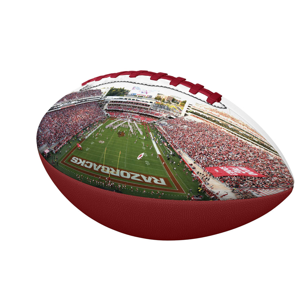 Arkansas FS Commemorative Autograph Debossed Football - Logo Brands - Flyclothing LLC