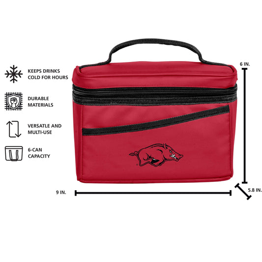 Arkansas 6 Can Flex Cooler - Logo Brands - Flyclothing LLC