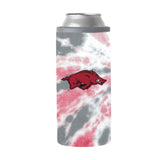 Arkansas 12oz Tie Dye Slim Can Coolie
