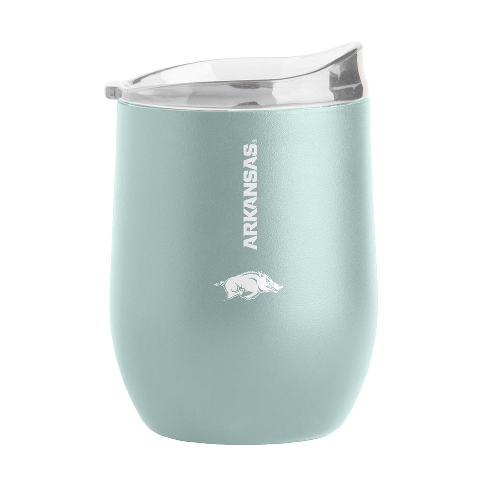 Arkansas 16oz Vertical Powder Coat Curved Beverage - Logo Brands - Flyclothing LLC