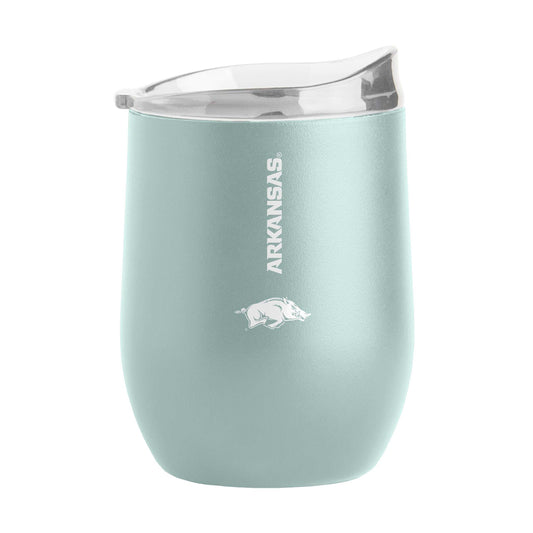 Arkansas 16oz Vertical Powder Coat Curved Beverage - Logo Brands - Flyclothing LLC