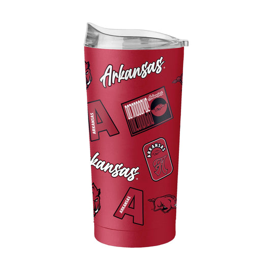 Arkansas 20oz Dreamweave Powder Coat Tumbler - Logo Brands - Flyclothing LLC