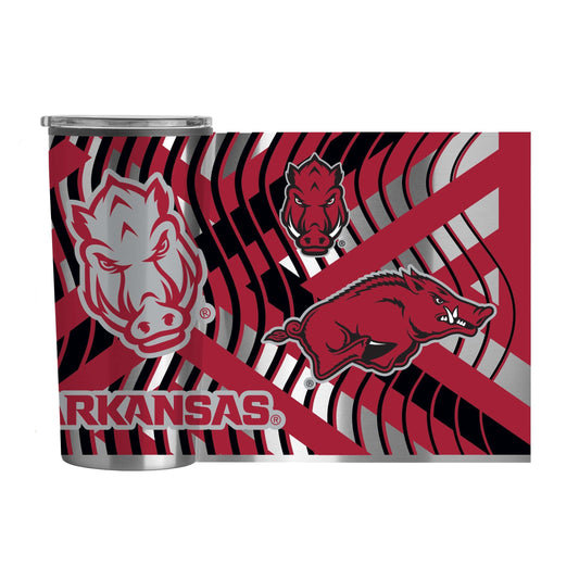 Arkansas 20oz Flex Plastic Wall Stainless - Logo Brands - Flyclothing LLC