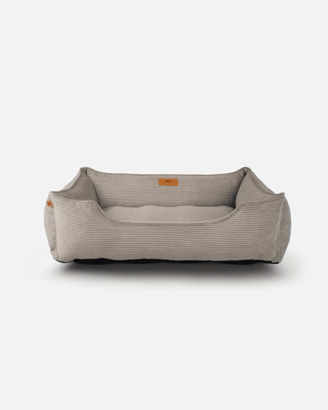 Chester & Lee | Fancy Corduroy Sleeper Dog Bed Taupe - Chester & Lee - Flyclothing LLC