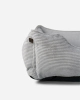 Chester & Lee | Fancy Corduroy Sleeper Dog Bed Gray - Chester & Lee - Flyclothing LLC