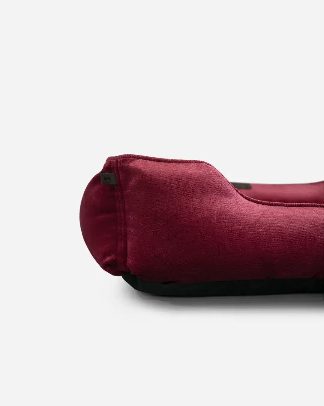 Chester & Lee | Vibrant Velvet Sleeper Dog Bed Wine - Chester & Lee - Flyclothing LLC