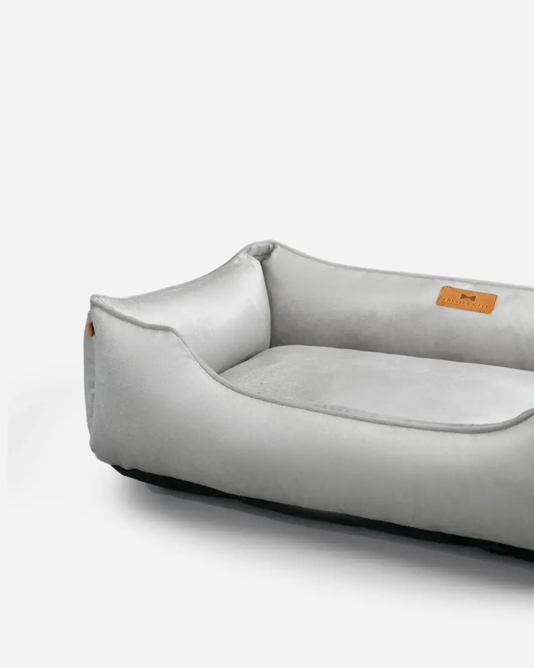 Chester & Lee | Classic Velvet Sleeper Dog Bed Gray - Chester & Lee - Flyclothing LLC