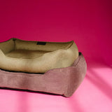 Chester & Lee | Fancy Corduroy Sleeper Dog Bed Brown - Chester & Lee - Flyclothing LLC