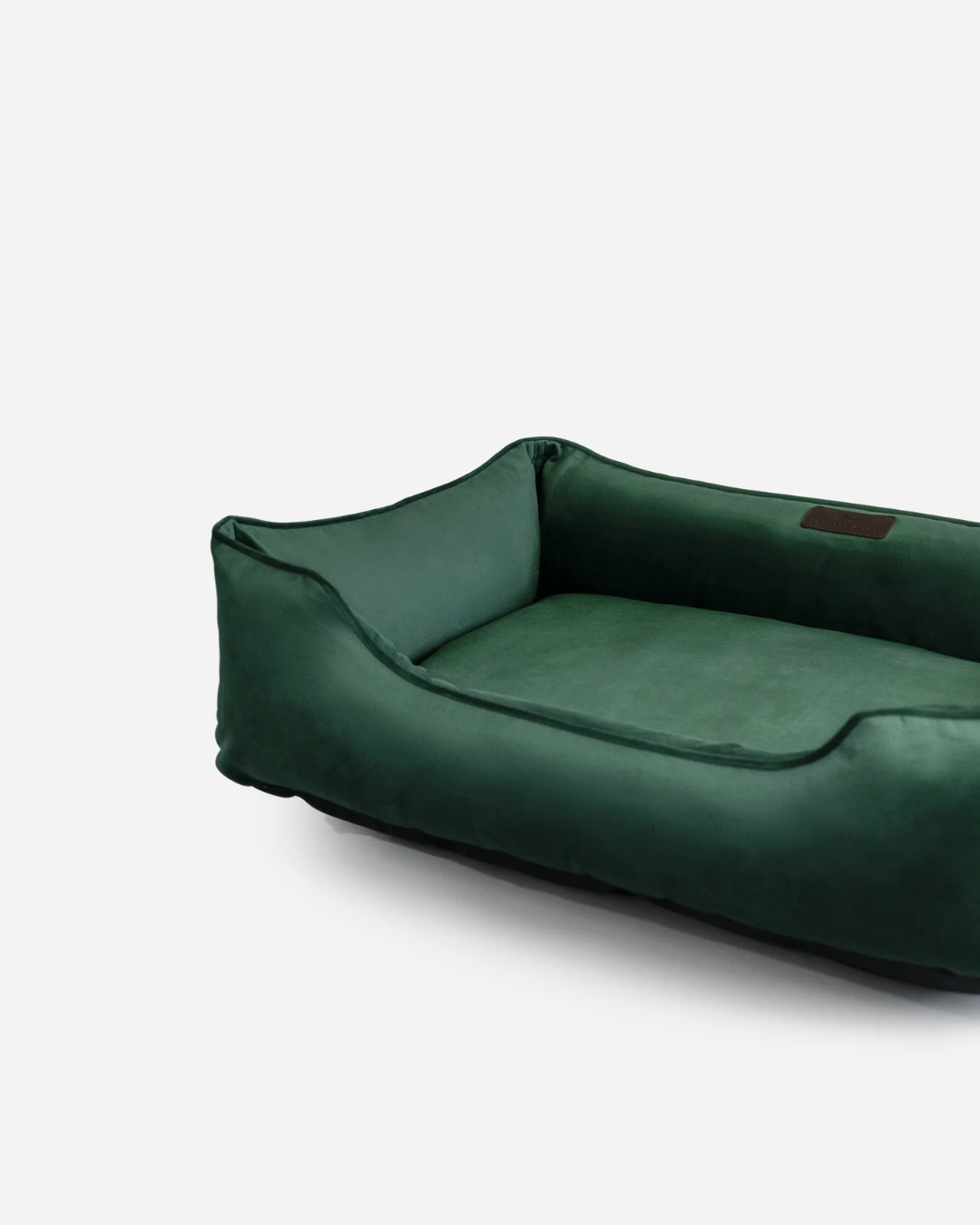 Chester & Lee | Classic Velvet Sleeper Dog Bed Green - Chester & Lee - Flyclothing LLC