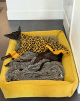 Chester & Lee | Fancy Corduroy Sleeper Dog Bed Sunny Yellow - Chester & Lee - Flyclothing LLC