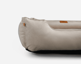Chester & Lee | Classic Velvet Sleeper Dog Bed Beige - Chester & Lee - Flyclothing LLC