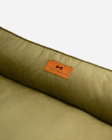 Chester & Lee | Vibrant Velvet Sleeper Dog Bed Olive - Chester & Lee - Flyclothing LLC