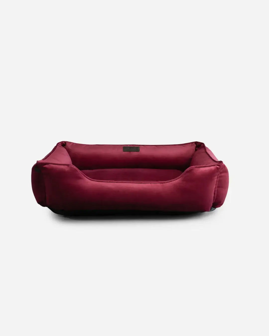 Chester & Lee | Vibrant Velvet Sleeper Dog Bed Wine - Chester & Lee - Flyclothing LLC