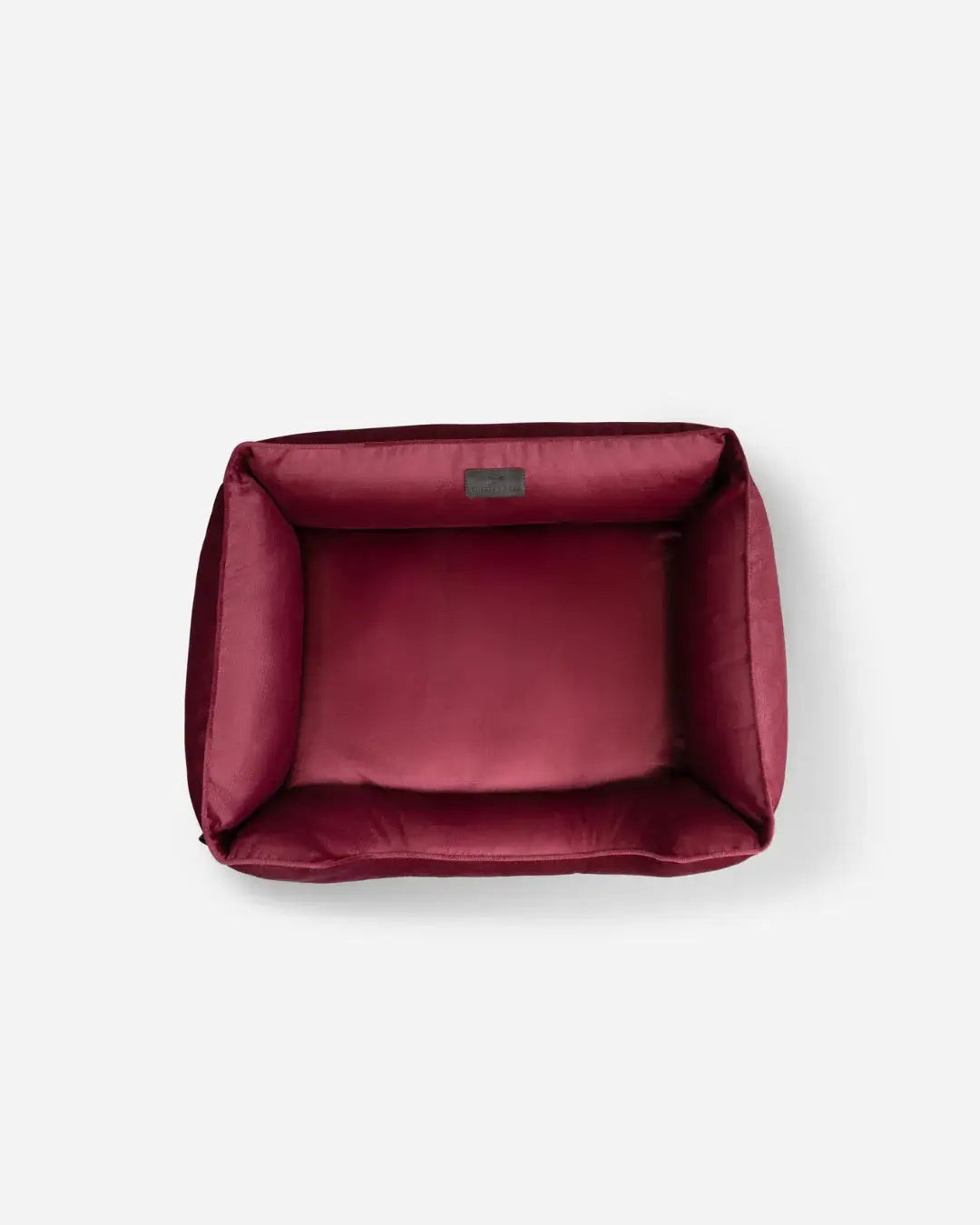 Chester & Lee | Vibrant Velvet Sleeper Dog Bed Wine - Chester & Lee - Flyclothing LLC