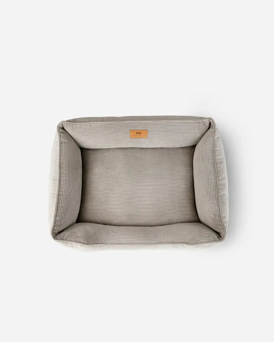 Chester & Lee | Fancy Corduroy Sleeper Dog Bed Taupe - Chester & Lee - Flyclothing LLC