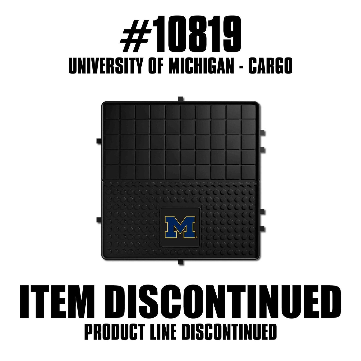 Michigan Wolverines Heavy Duty Cargo Mat 31"x31" - Michigan - Flyclothing LLC