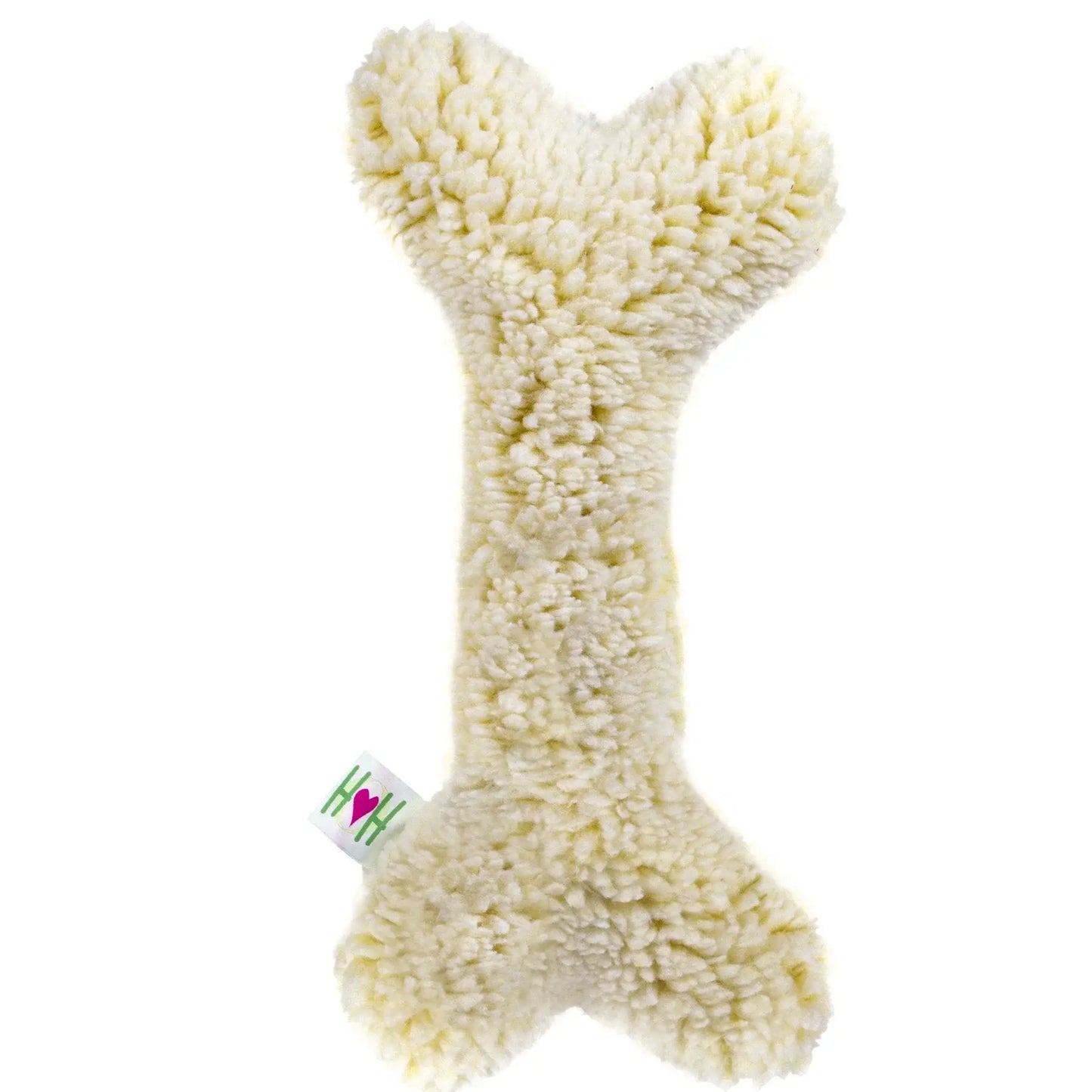 HuggleFleece® 2' Plush Bone Dog Toy - HuggleHounds - Flyclothing LLC