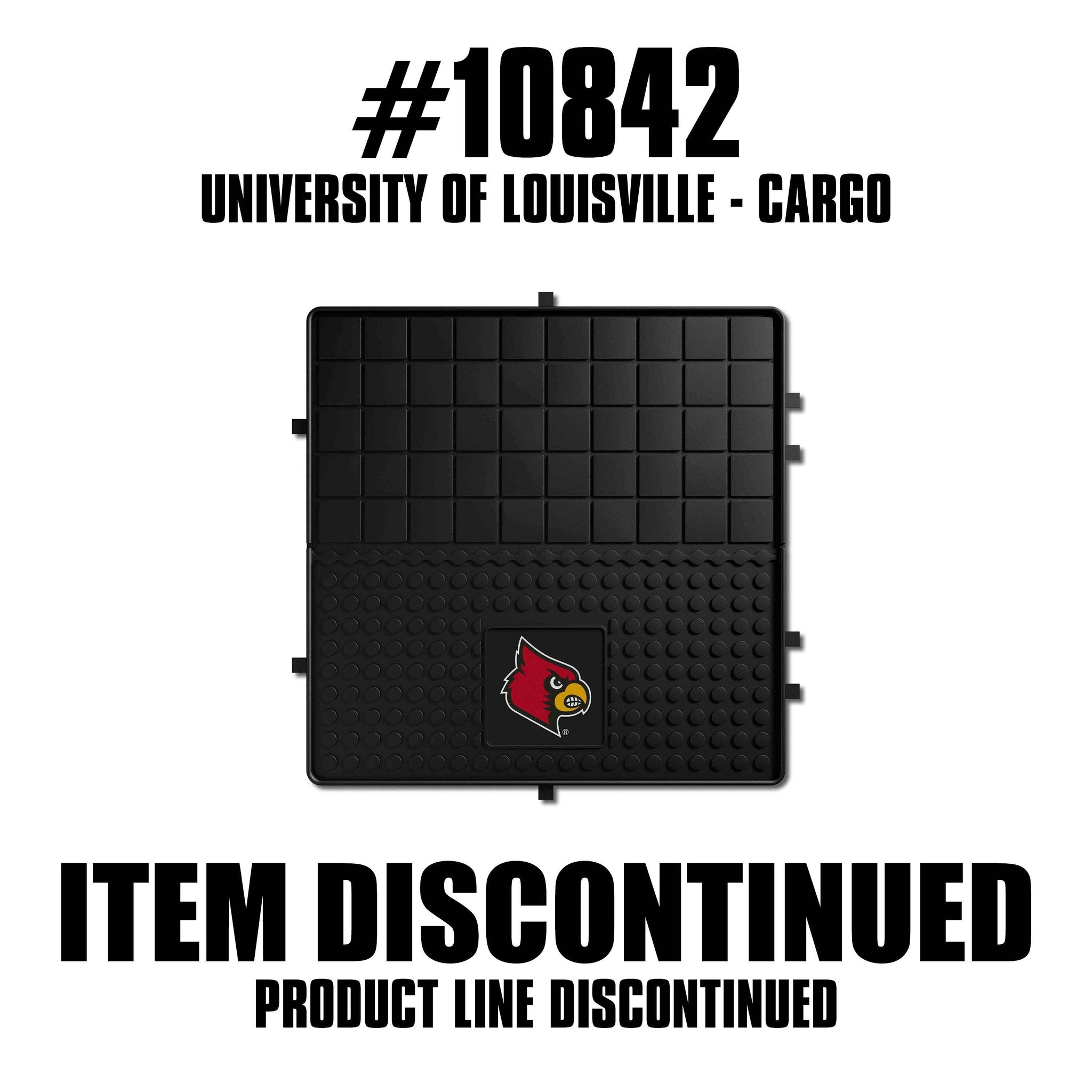 Louisville Cardinals Heavy Duty Cargo Mat 31"x31" - Louisville - Flyclothing LLC