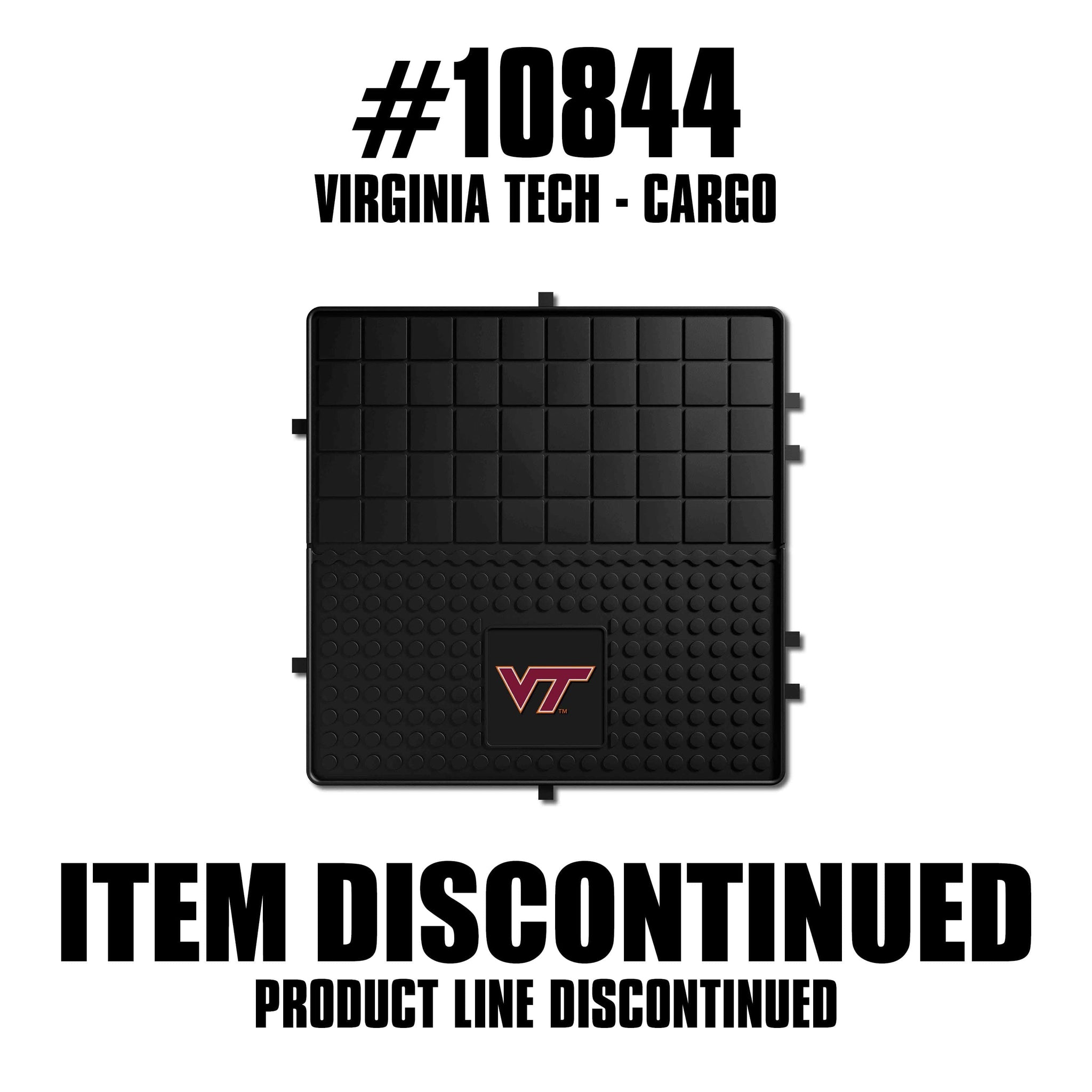 Virginia Tech Hokies Heavy Duty Cargo Mat 31"x31" - Virginia Tech - Flyclothing LLC