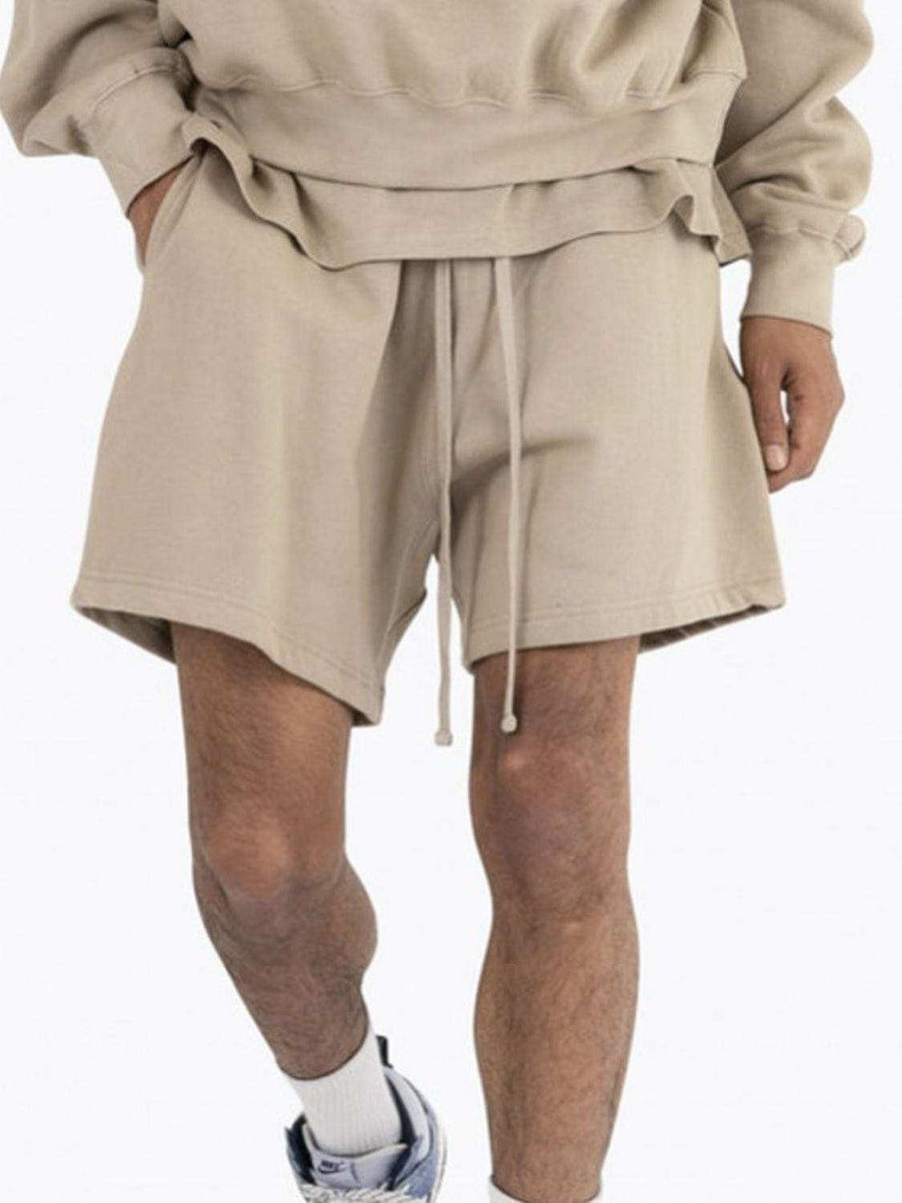 Men's Plus Size Drawstring Shorts - Trendsi - Flyclothing LLC
