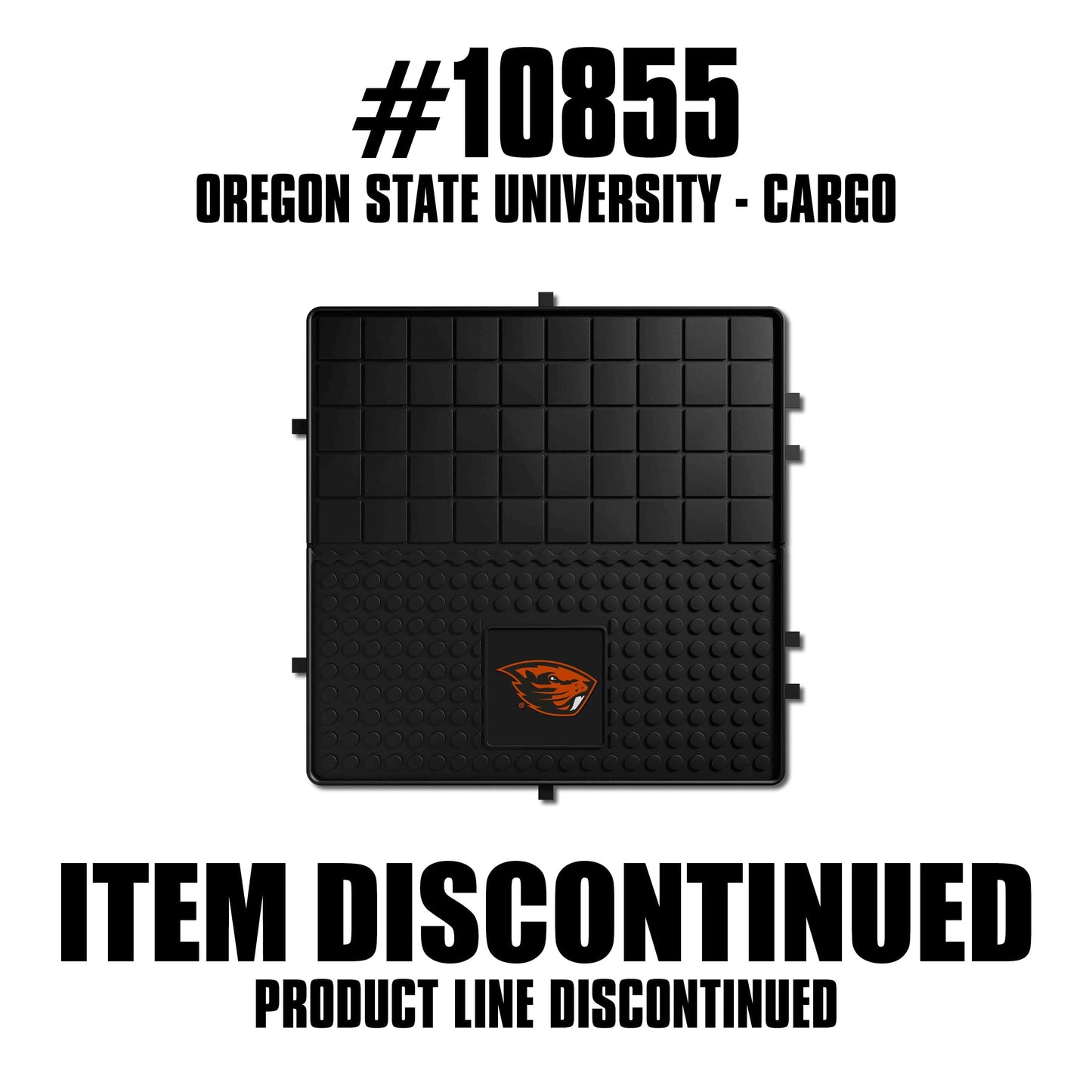 Oregon State Beavers Heavy Duty Cargo Mat 31"x31" - Oregon State - Flyclothing LLC