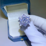 5 Carat Moissanite 925 Sterling Silver Ring - Trendsi