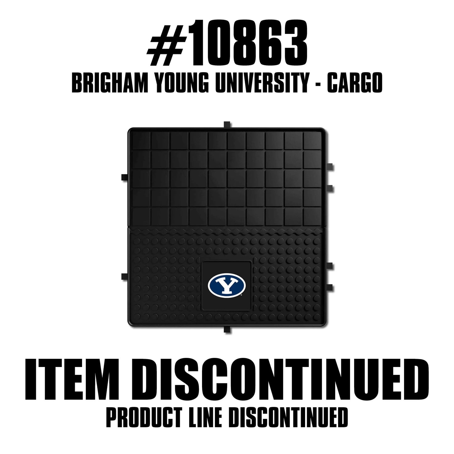 BYU Cougars Heavy Duty Cargo Mat 31"x31" - BYU Cougars - Flyclothing LLC