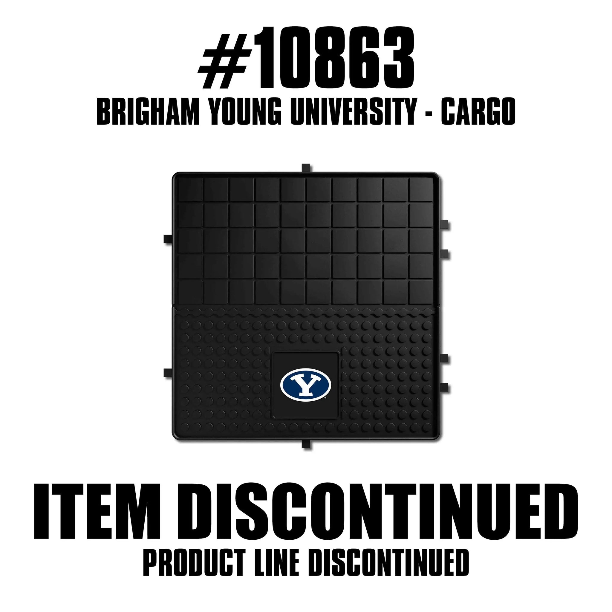 BYU Cougars Heavy Duty Cargo Mat 31"x31" - BYU Cougars - Flyclothing LLC