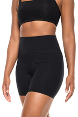 Women's Shavasana High Rise Yoga Shorts | Black