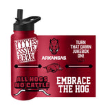 University of Arkansas/Breaking T 34oz Native Quencher Bottle - Logo Brands - Flyclothing LLC