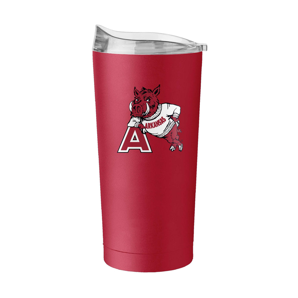Arkansas Vault 20oz Logo Powder Coat Tumbler - Logo Brands - Flyclothing LLC