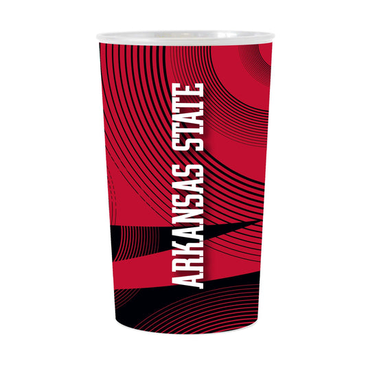 Arkansas State Geometric Hardwall Cup 4 Pack - Logo Brands - Flyclothing LLC