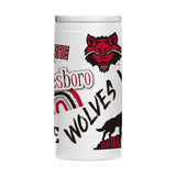 Arkansas State 12oz Native Powdercoat SlimCan Coolie