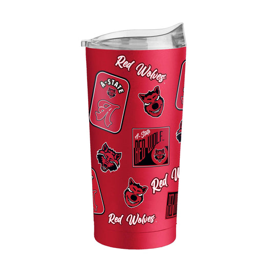 Arkansas State 20oz Dreamweave Powder Coat Tumbler - Logo Brands - Flyclothing LLC