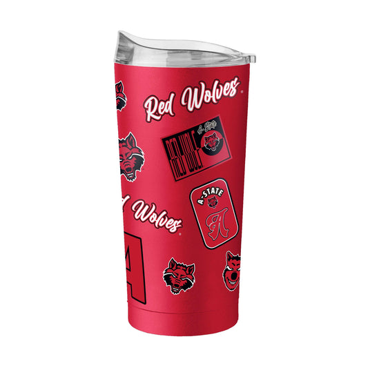 Arkansas State 20oz Dreamweave Powder Coat Tumbler - Logo Brands - Flyclothing LLC