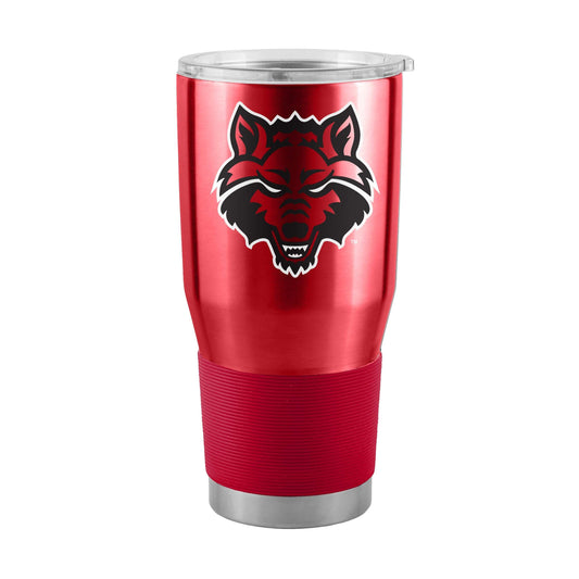 Arkansas State 30oz Gameday Stainless Tumbler - Logo Brands - Flyclothing LLC
