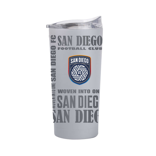 San Diego FC 20oz Replay Powder Coat Tumbler - Logo Brands - Flyclothing LLC