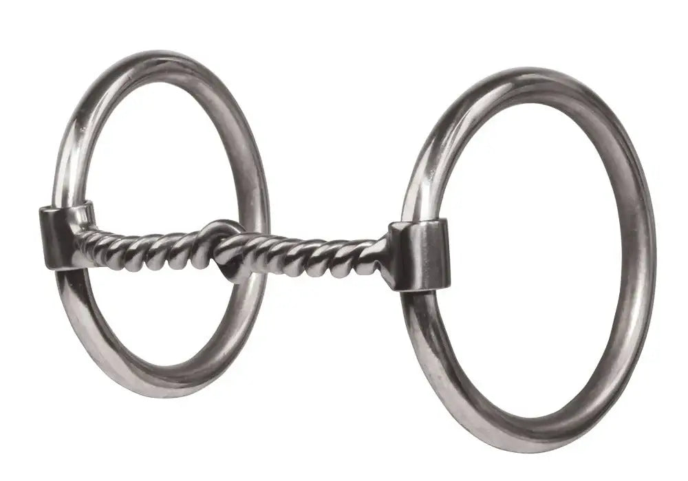 Equisential By Professionals Choice Eq O Ring Twisted Wire -5 1/4" Mouth, Rings 3" - Breeches.com - Flyclothing LLC