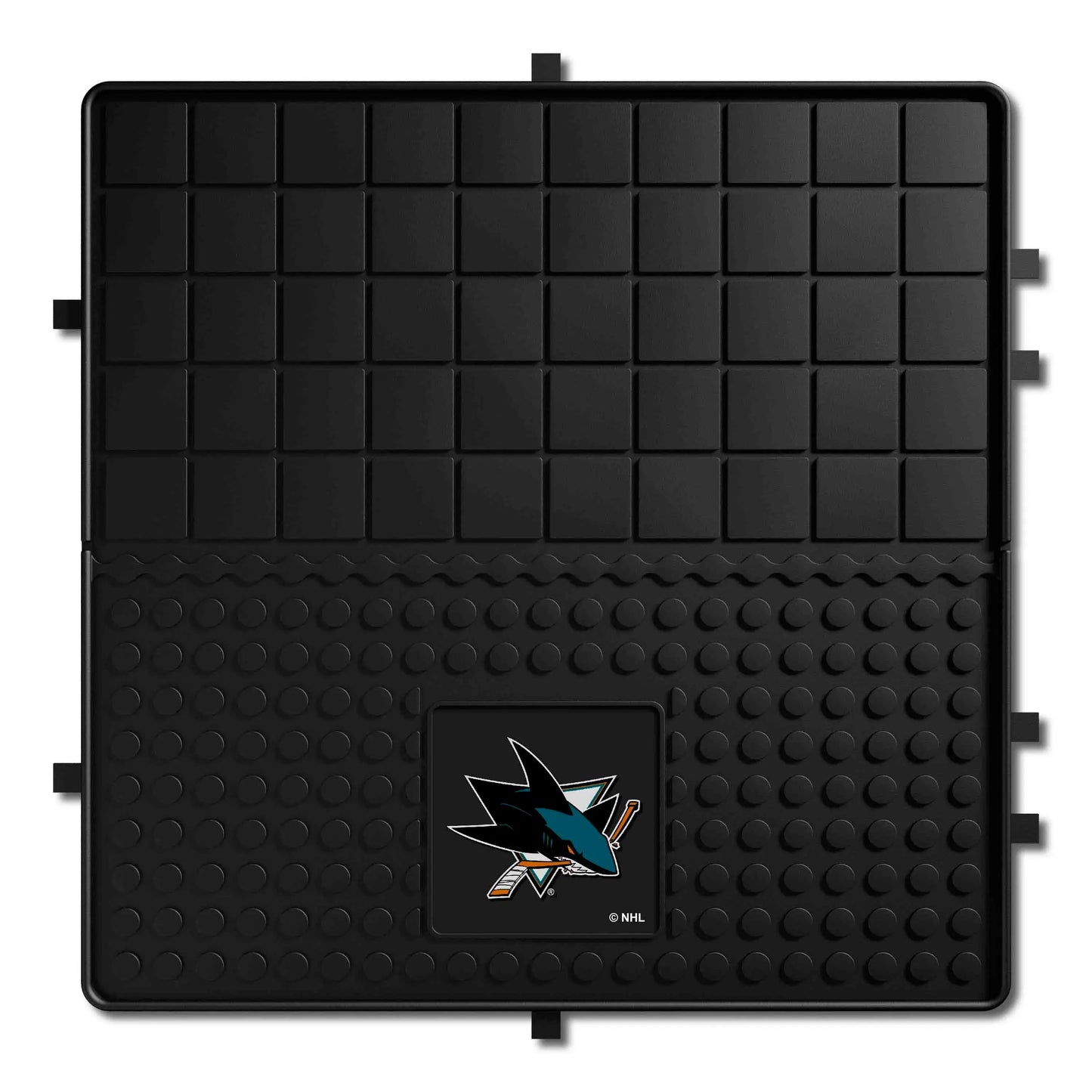 San Jose Sharks Heavy Duty Cargo Mat 31"x31" - San Jose Sharks - Flyclothing LLC