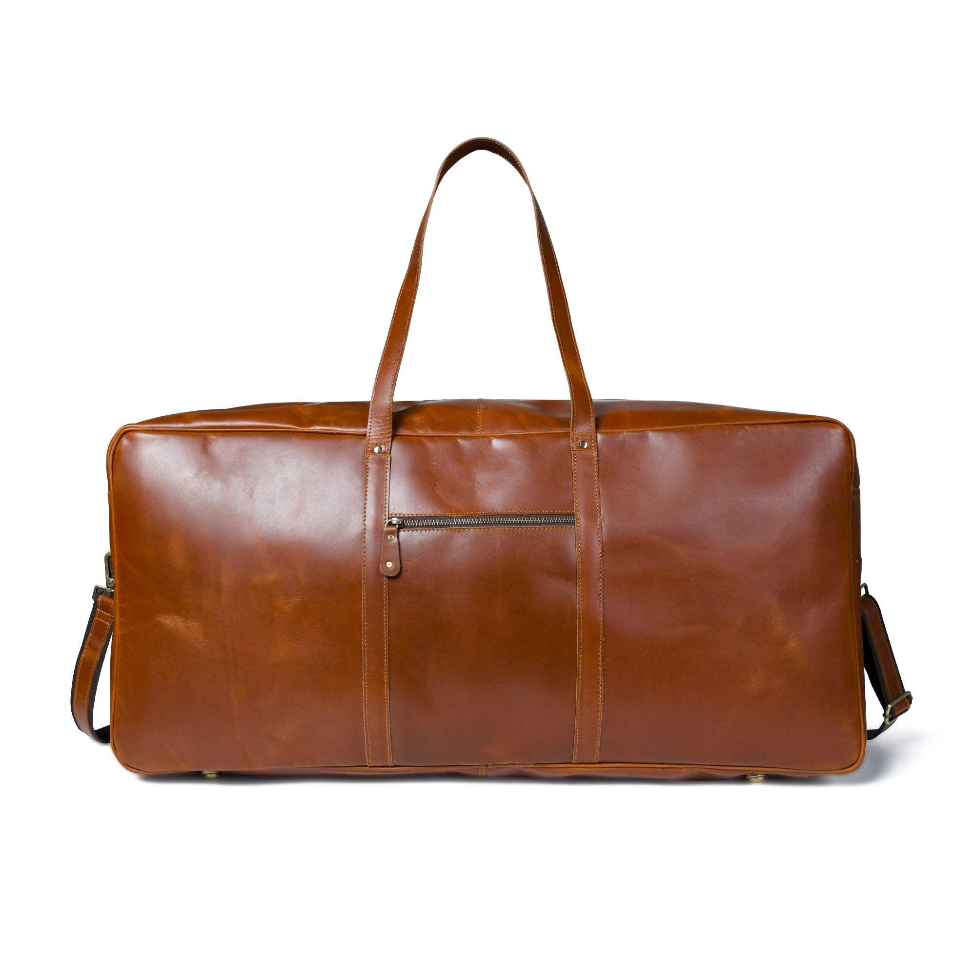 Buffalo Leather Tennis Duffle Bag - Classy Leather Bags - Flyclothing LLC