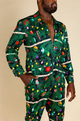 The Christmas Tree Camo | Christmas Tree Print Christmas Flight Suit - Shinesty