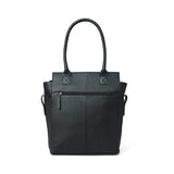 Midnight Elegance Noir Shopper Tote - Classy Leather Bags - Flyclothing LLC