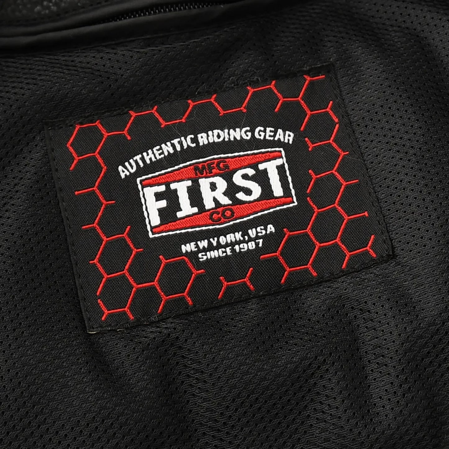 Nightstrike Men’s Motorcycle Leather Jacket - First Manufacturing Company - Flyclothing LLC