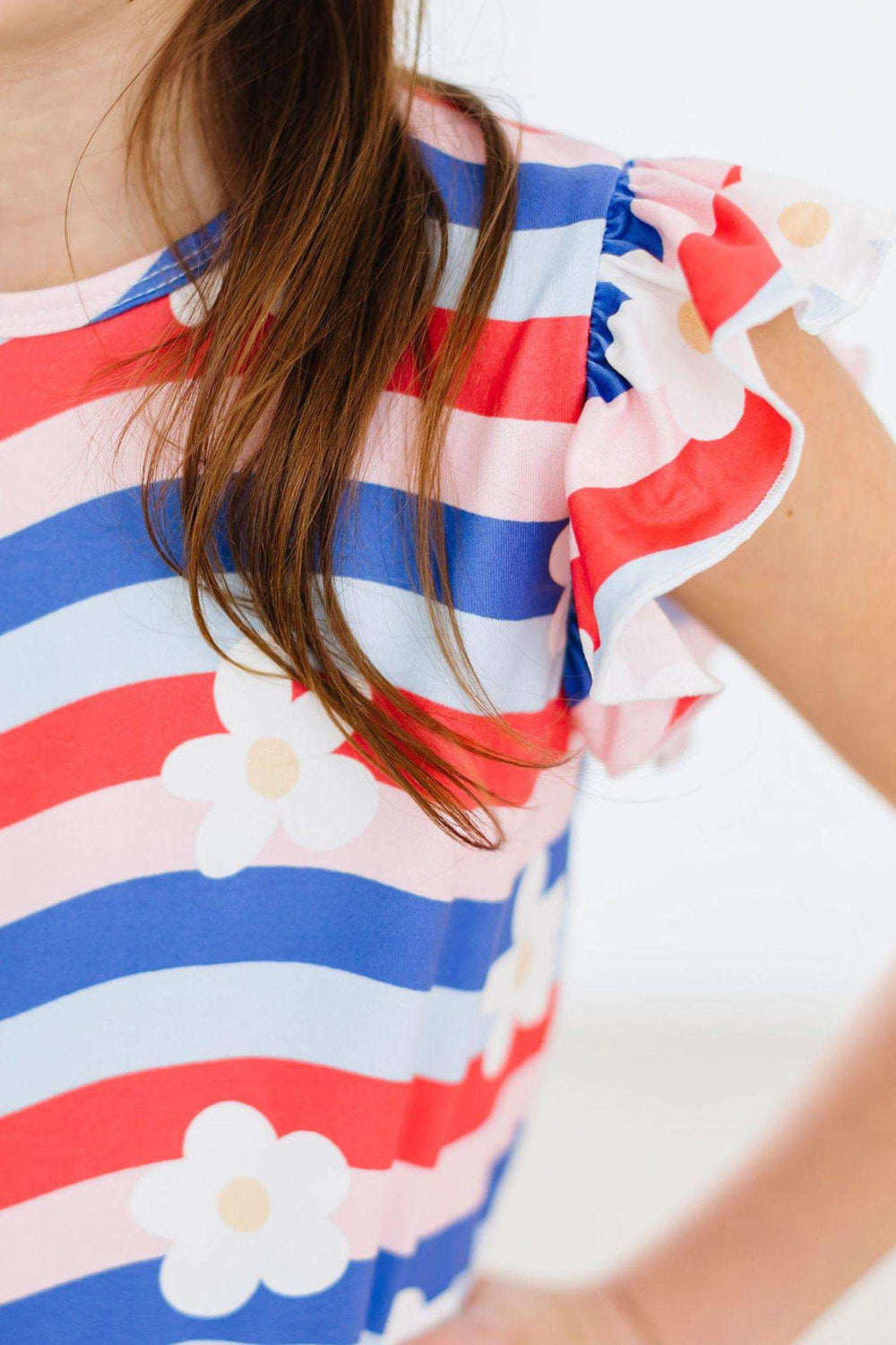 July Vibes S/S Ruffle Tee - Mila & Rose ® - Flyclothing LLC