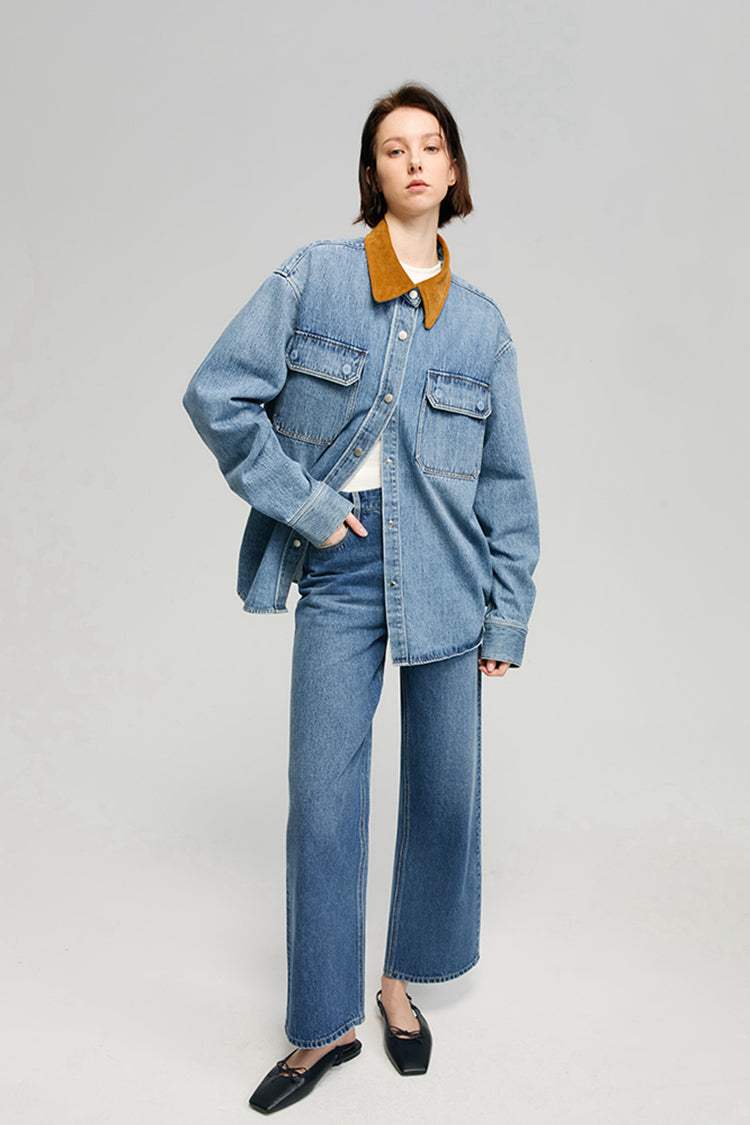 The Cityer Crop Wide Jeans HJ009 - Hey Joanie - Flyclothing LLC