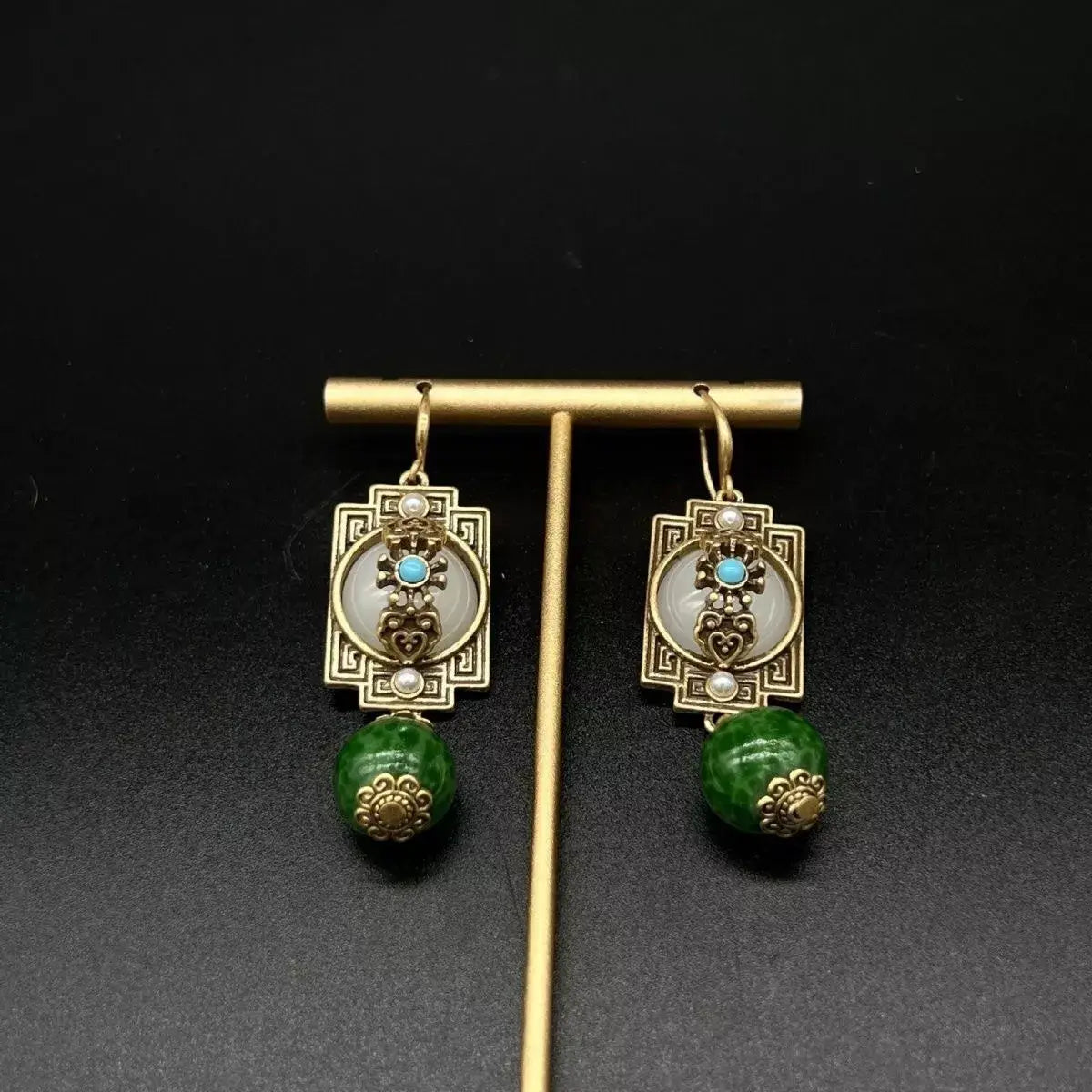 Vintage Style Dangle Earrings - Trendsi - Flyclothing LLC