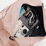 Detachable Strap Nylon Oversize Travel Bag - Trendsi - Flyclothing LLC