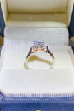 2 Carat Moissanite 925 Sterling Silver Ring - Trendsi